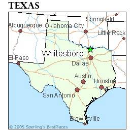 Whitesboro Texas Map